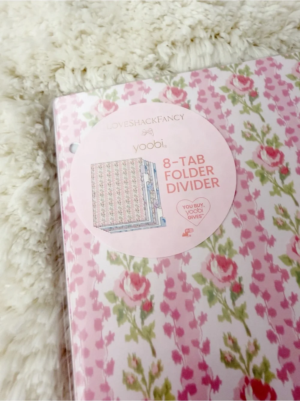 LoveShackFancy Floral 8-tab Dividers
